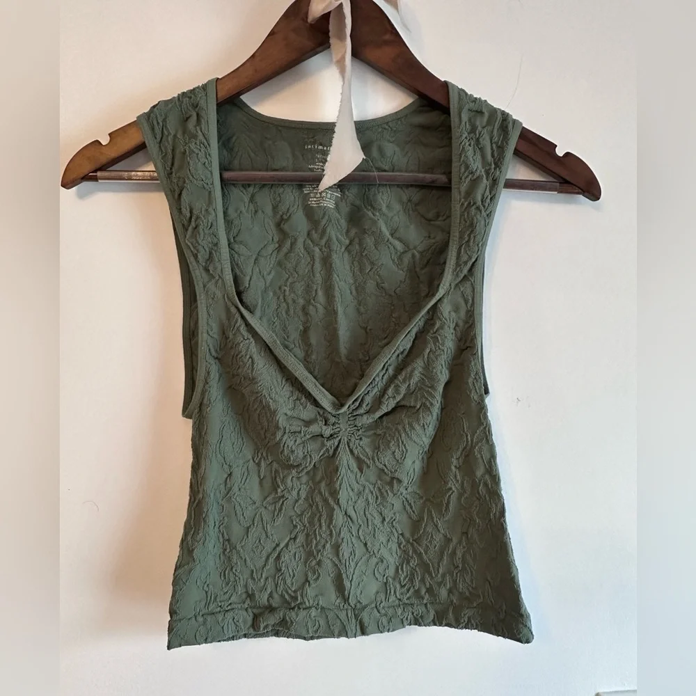 Intimately Free People Green Lace bralette/tank